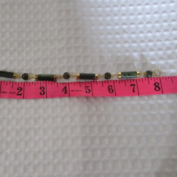 NEW Vintage Zailder natural stone Lucky jade Stone bracelet - Picture 8 of 8